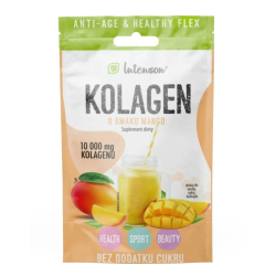 Intenson Kolagen + kwas hialuronowy w proszku mango - 10,9 g