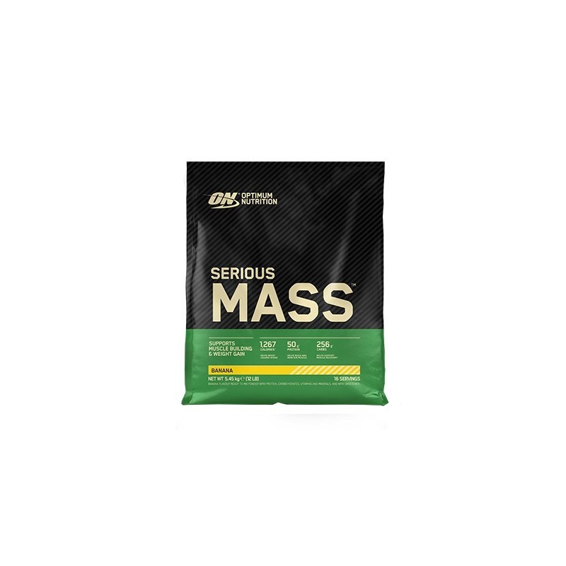 Optimum Nutrition Serious Mass, bananowe - 5450 g