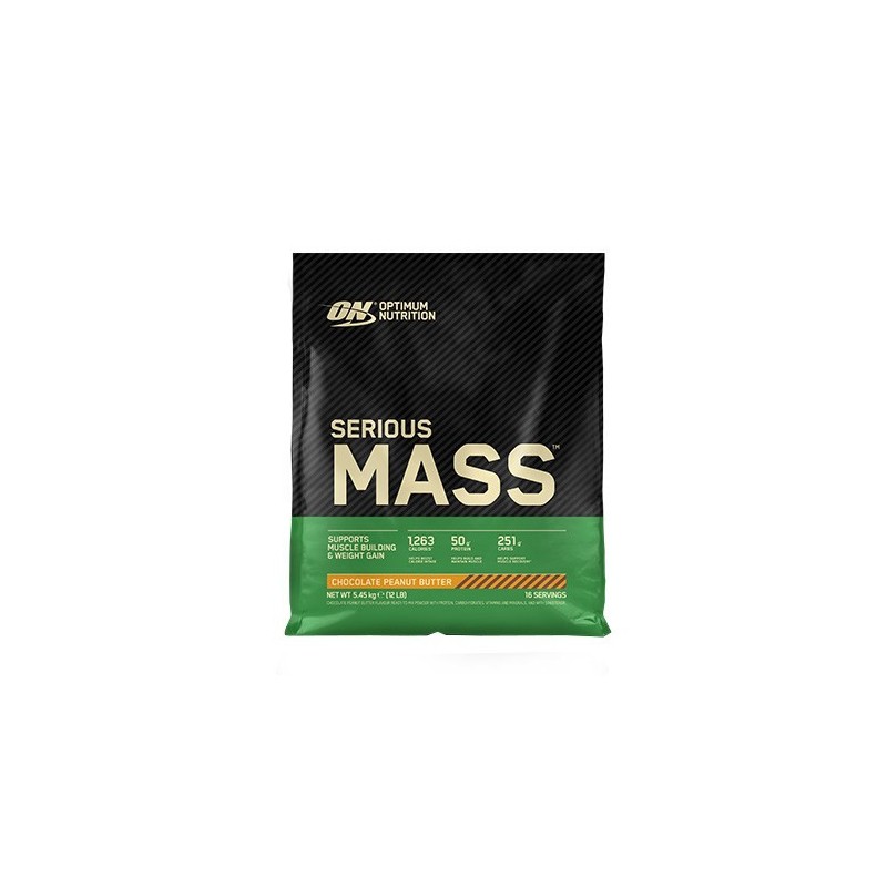 Optimum Nutrition Serious Mass, Chocolate Peanut Butter - 5450 g