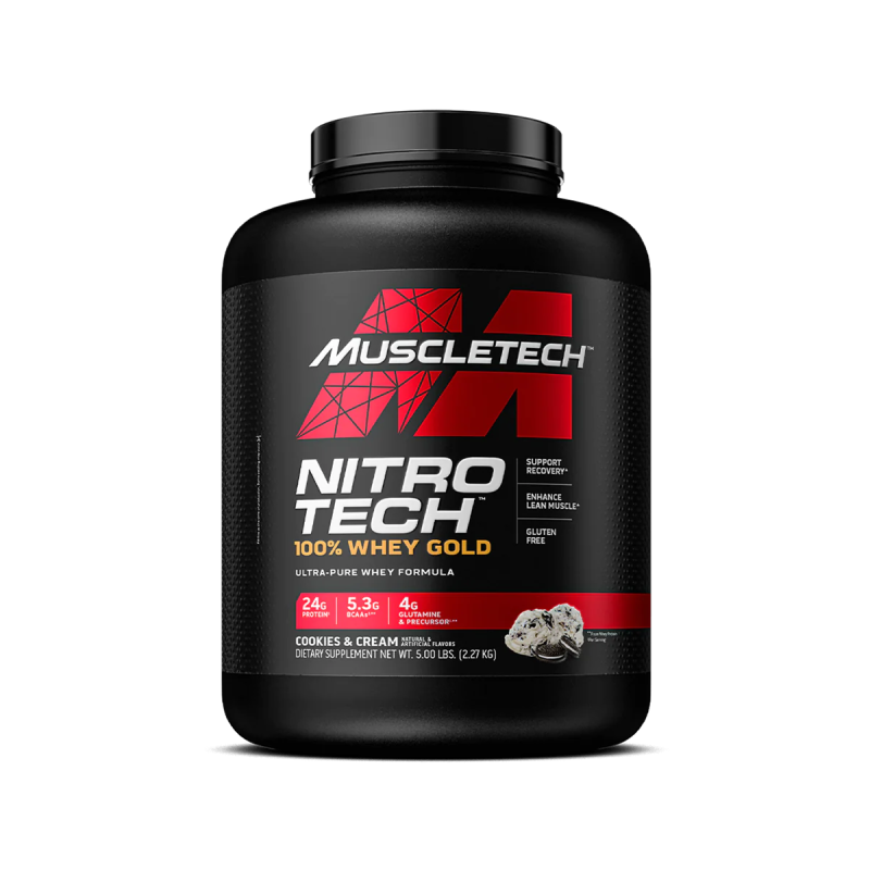 MuscleTech Nitro Tech Białko 100% Whey Gold ciasteczkowe - 2270 g