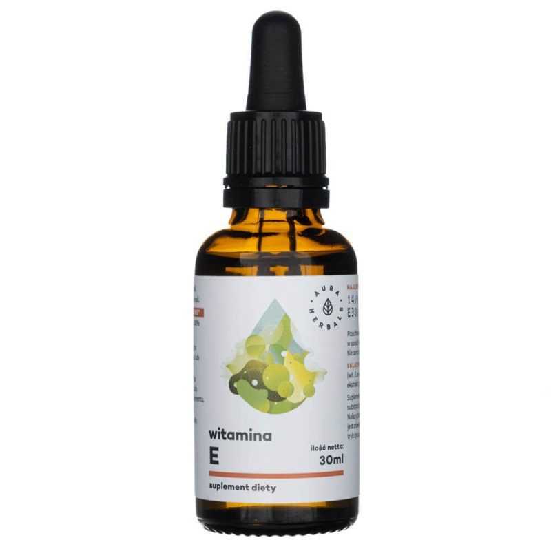 Aura Herbals Witamina E W Kroplach - 30 Ml