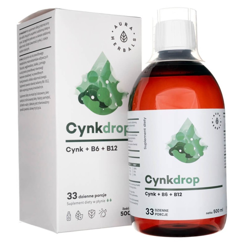 Aura Herbals Cynkdrop - 500 ml
