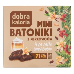 Dobra Kaloria Mini Batoniki z nerkowców à la latte waniliowe - 6x17 g