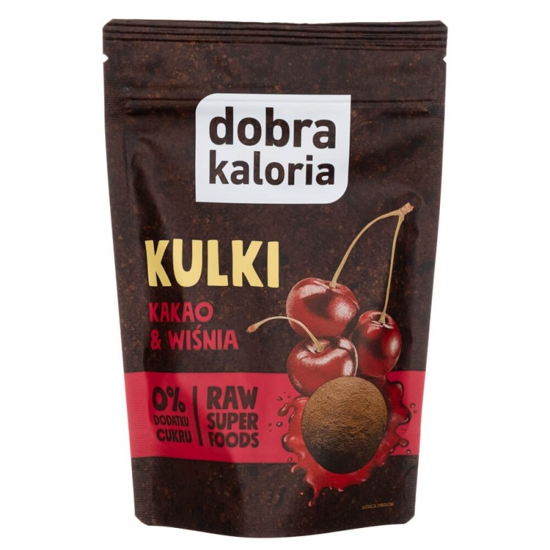 Dobra Kaloria Przekąska daktylowa z wiśniami i kakao - 58 g