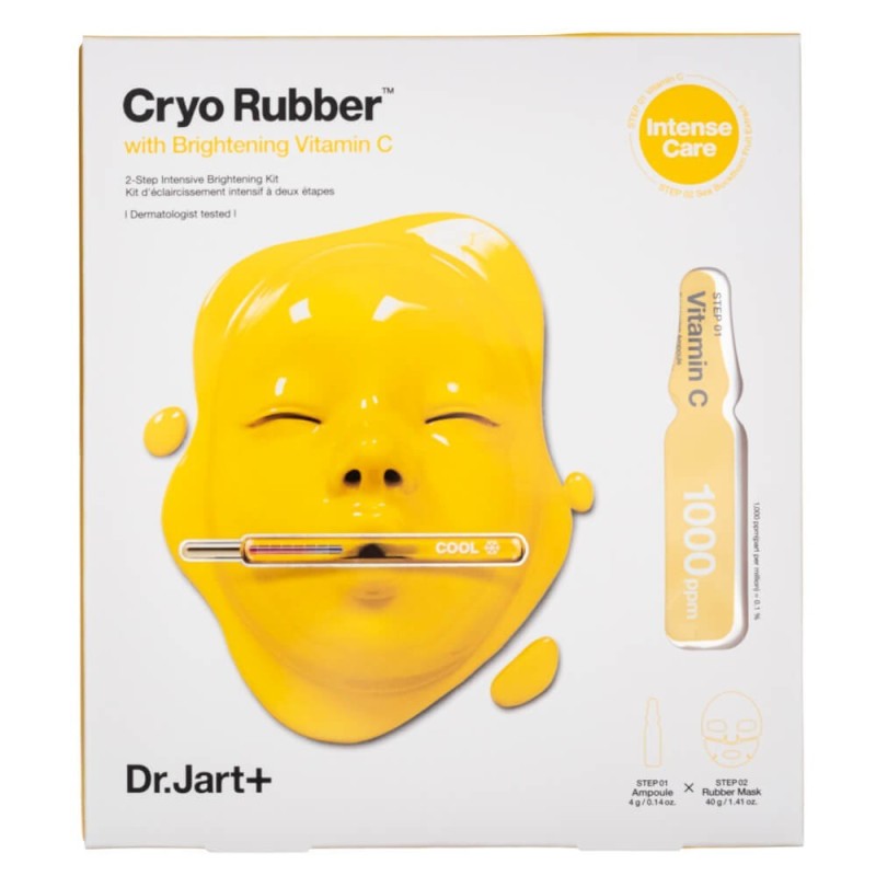 Dr. Jart+ Cryo Rubber dwuetapowa maska rozjaśniająca z witaminą C