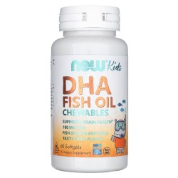 Now Foods DHA 100 mg dla dzieci - 60 kapsułek