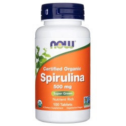 Now Foods Spirulina 500 mg - 100 tabletek