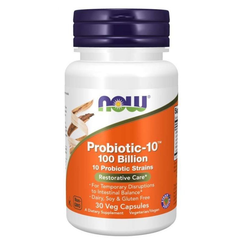 Now Foods Probiotic-10 (Probiotyk) 100 miliardów - 30 kapsułek