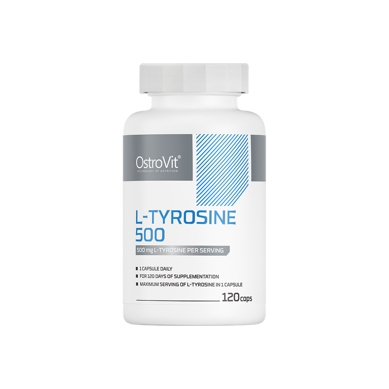 OstroVit L-Tyrozyna 500 mg - 120 kapsułek