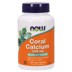 Now Foods Coral Calcium 1000 mg - 100 kapsułek