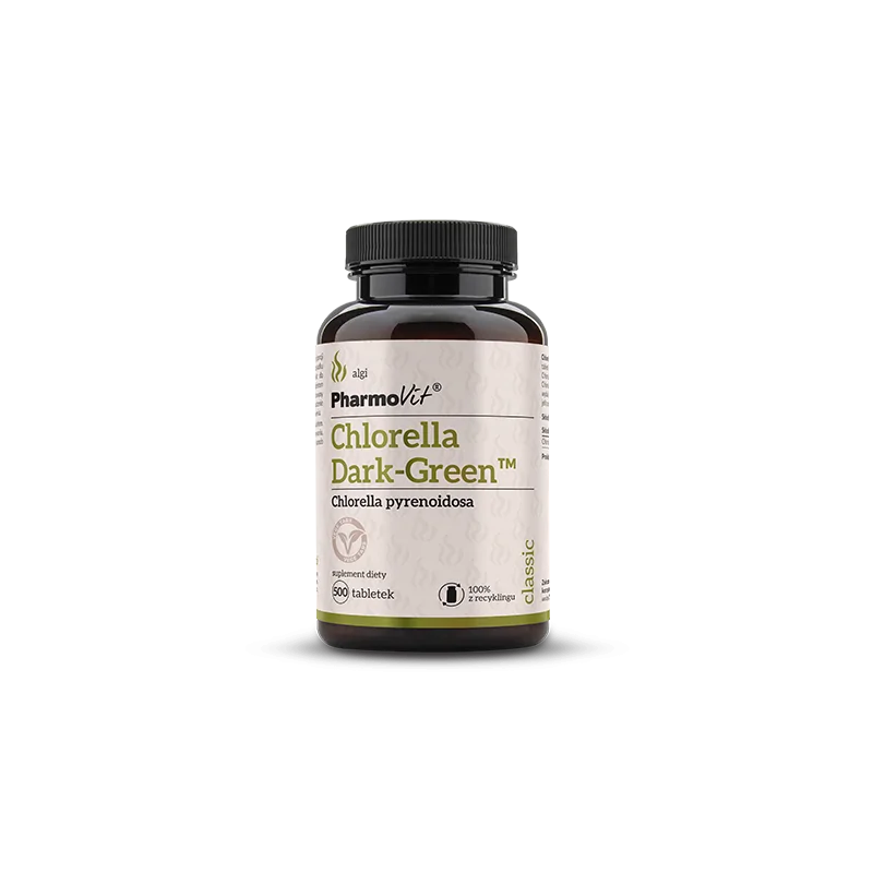 PharmoVit Chlorella Dark-Grenn 500 mg - 500 tabletek