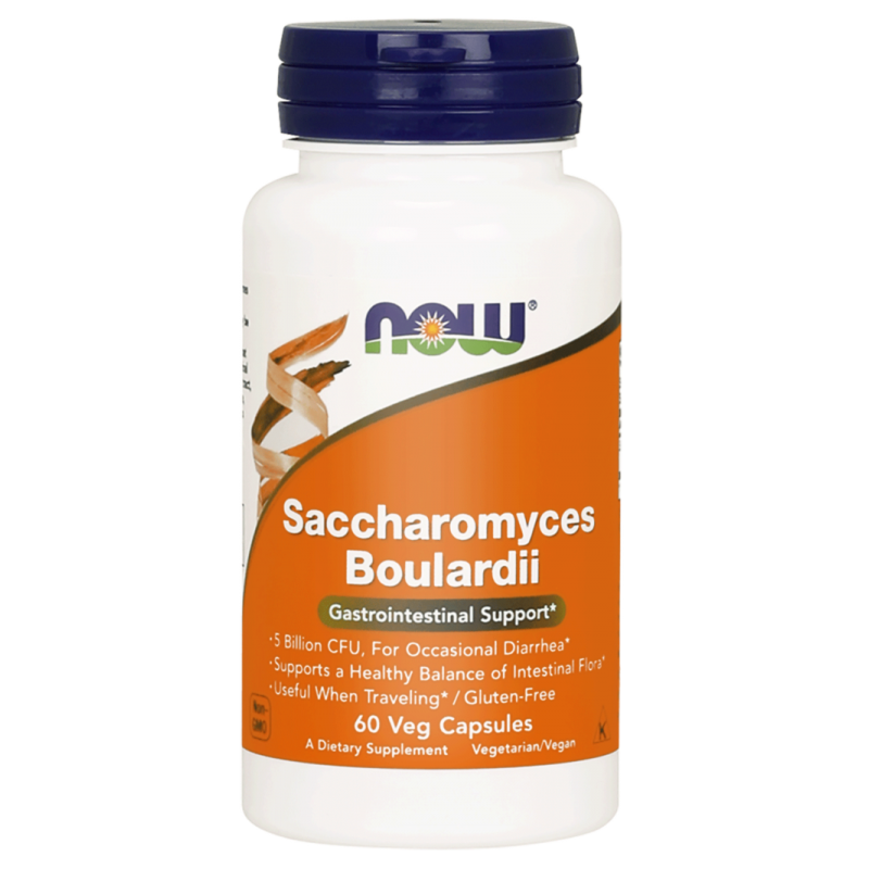 Now Foods Probiotyk Saccharomyces Boulardii - 60 kapsułek