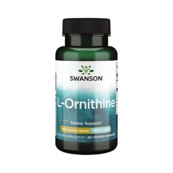 Swanson L-Ornityna 500 mg - 60 kapsułek