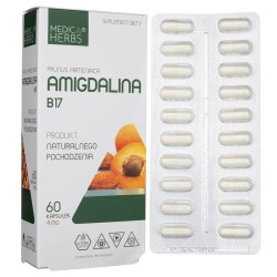Medica Herbs Amigdalina B17 4 mg- 60 kapsułek