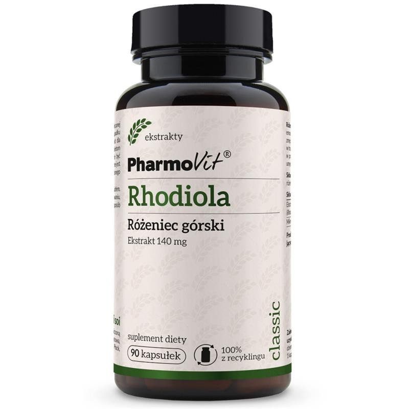PharmoVit Rhodiola (Różeniec górski) 140 mg - 90 kapsułek