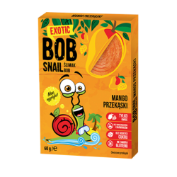 Bob Snail Przekąska mango bez dodatku cukru - 60 g