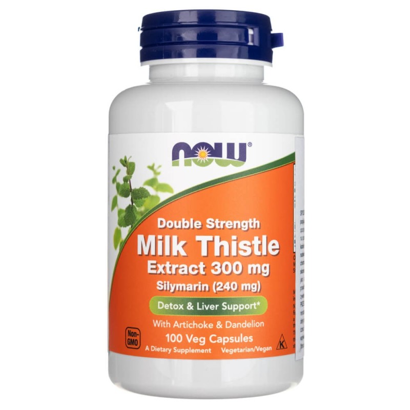 Now Foods Ostropest (Silymarin Milk Thistle) 300 mg - 100 kapsułek