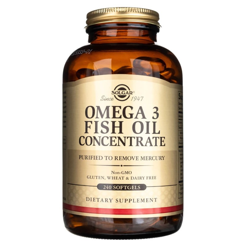 Solgar Omega 3 Koncentrat oleju rybnego - 240 kapsułek
