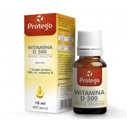Protego Witamina D 500 w kroplach - 10 ml