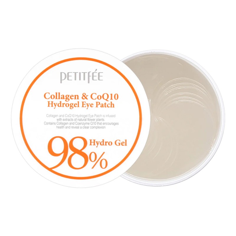 Petitfee Hydrożelowe płatki pod oczy Collagen & COQ10 - 60 sztuk