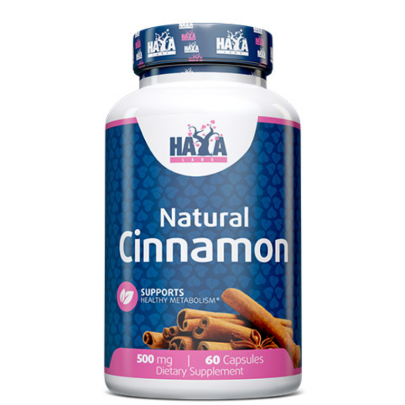 Haya Labs Organic Cinnamon 500 mg - 60 kapsułek