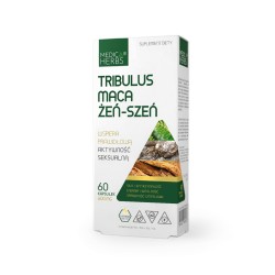 Medica Herbs Tribulus Maca Żeń-Szeń - 60 kapsułek