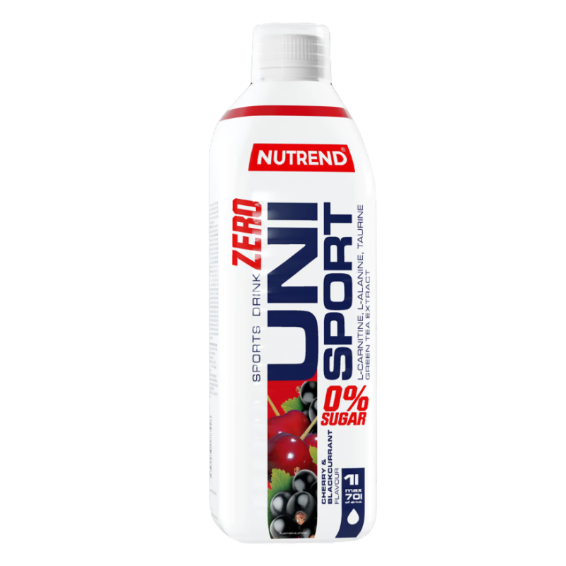 Nutrend Unisport Zero napój hipotoniczny wiśnia-czarna porzeczka - 1000 ml