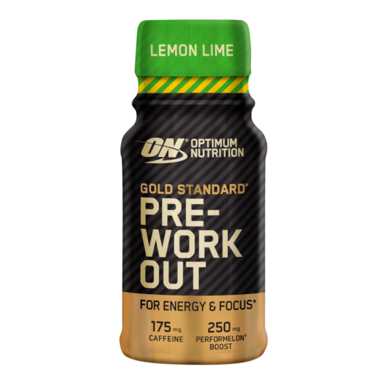 Optimum Nutrition Gold Standard Shot przedtreningowy cytryna-limonka - 60 ml