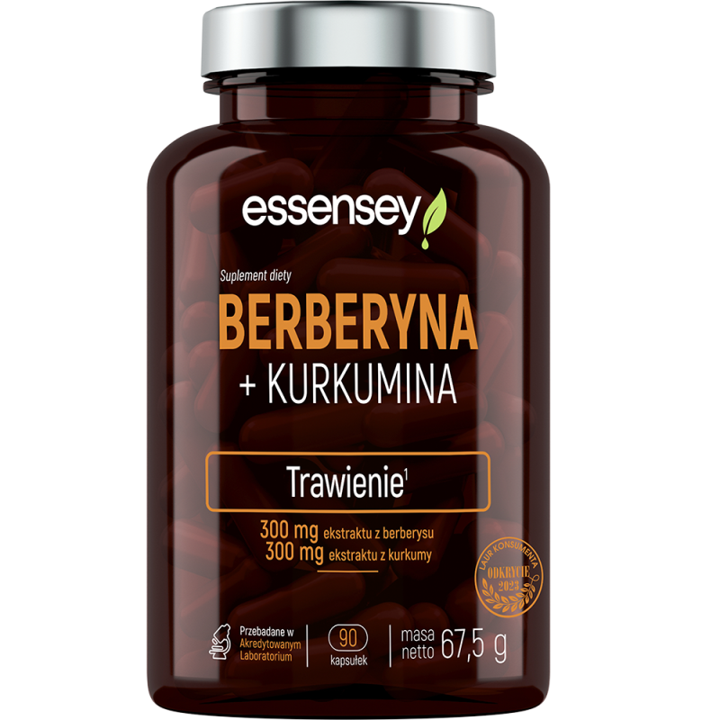 Essensey Berberyna + Kurkumina 300 mg- 90 kapsułek