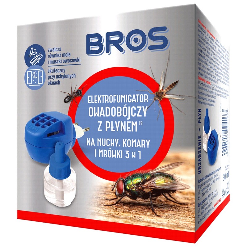 Bros Elektro na muchy, komary i mrówki 3w1