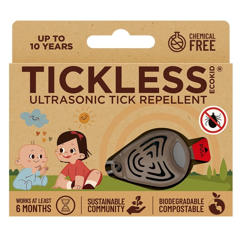 TickLess Eco Kid Ultradźwiękowa ochrona przed kleszczami - Brązowy