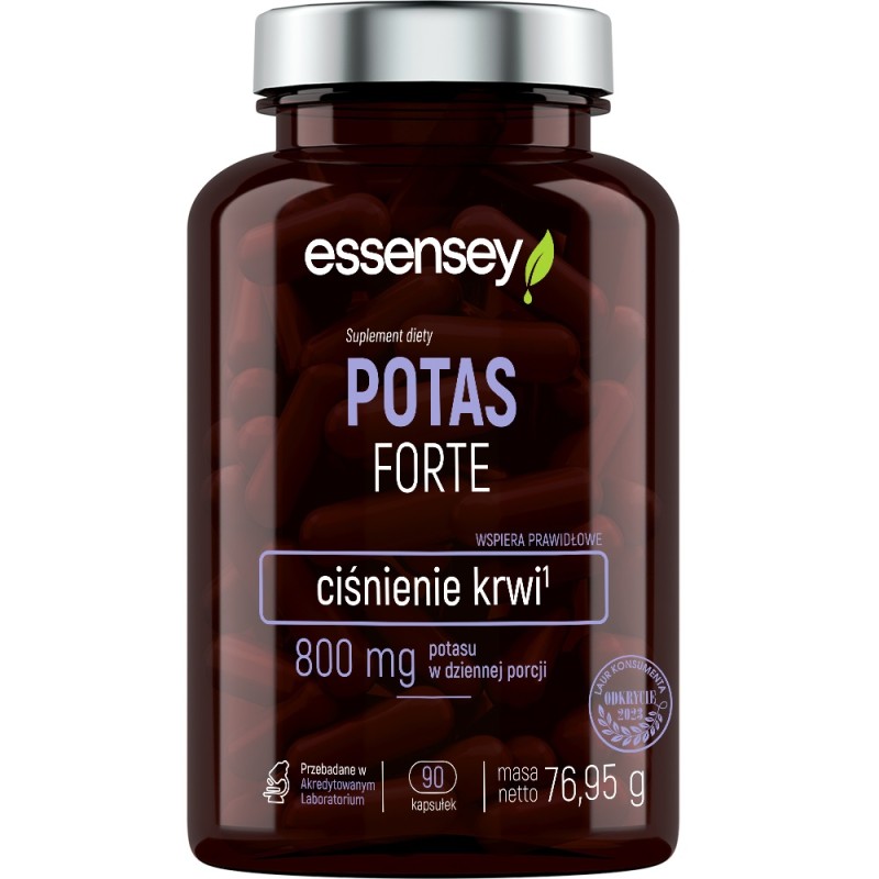 Essensey Potas Forte 800 mg - 90 kapsułek