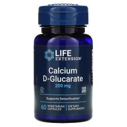 Life Extension D-glukaran wapnia 200 mg - 60 kapsułek