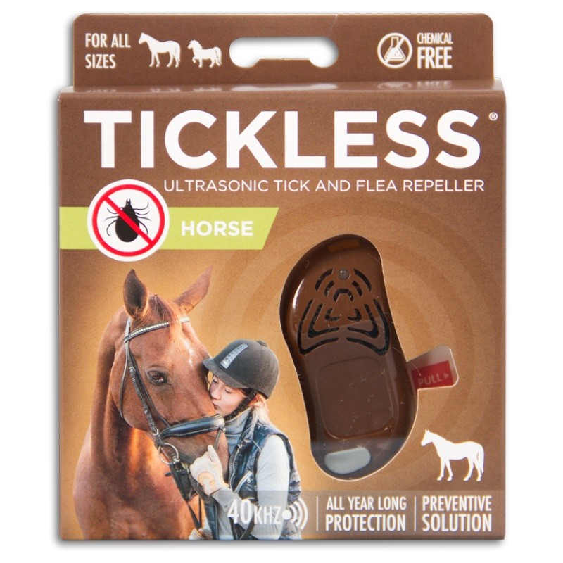 TickLess Horse Ultradźwiękowa ochrona przed kleszczami - Brown
