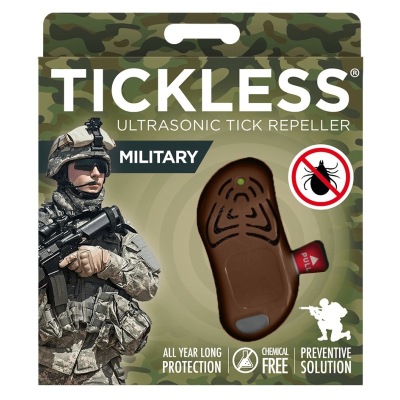 Tickless Military odstraszacz kleszczy - Brązowy