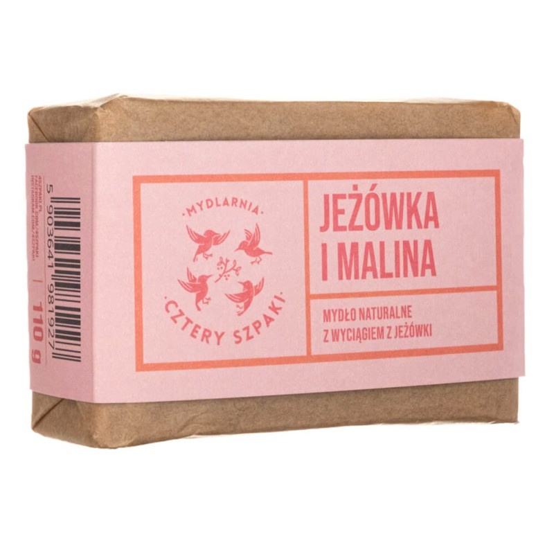 Cztery Szpaki Mydło Jeżówka i Malina - 110 g
