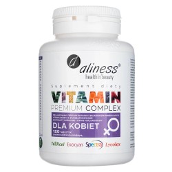 Aliness Premium Vitamin Complex dla kobiet - 120 tabletek