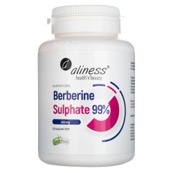Aliness Berberyna (Berberine Sulphate 99%) 400 mg - 60 kapsułek