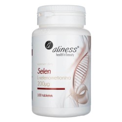 Aliness Selen L-selenometionina 200 µg - 100 tabletek