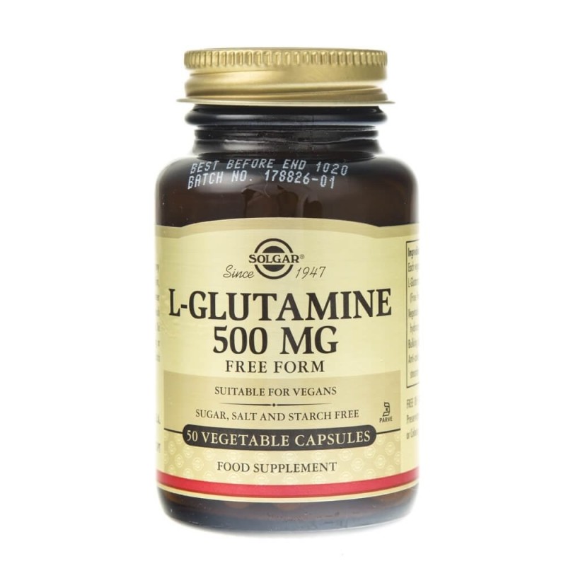 Solgar L-Glutamina 500 mg - 50 kapsułek