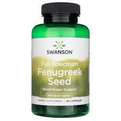 Swanson Fenugreek Seed (Kozieradka) 610 mg - 90 kapsułek