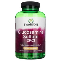 Swanson Siarczan glukozaminy 2KCl 500 mg - 250 kapsułek