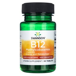 Swanson Metylokobalamina B-12 5 mg - 60 tabletek