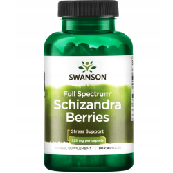 Swanson Schizandra Berries (Cytryniec Chiński) 525 mg - 90 kapsułek