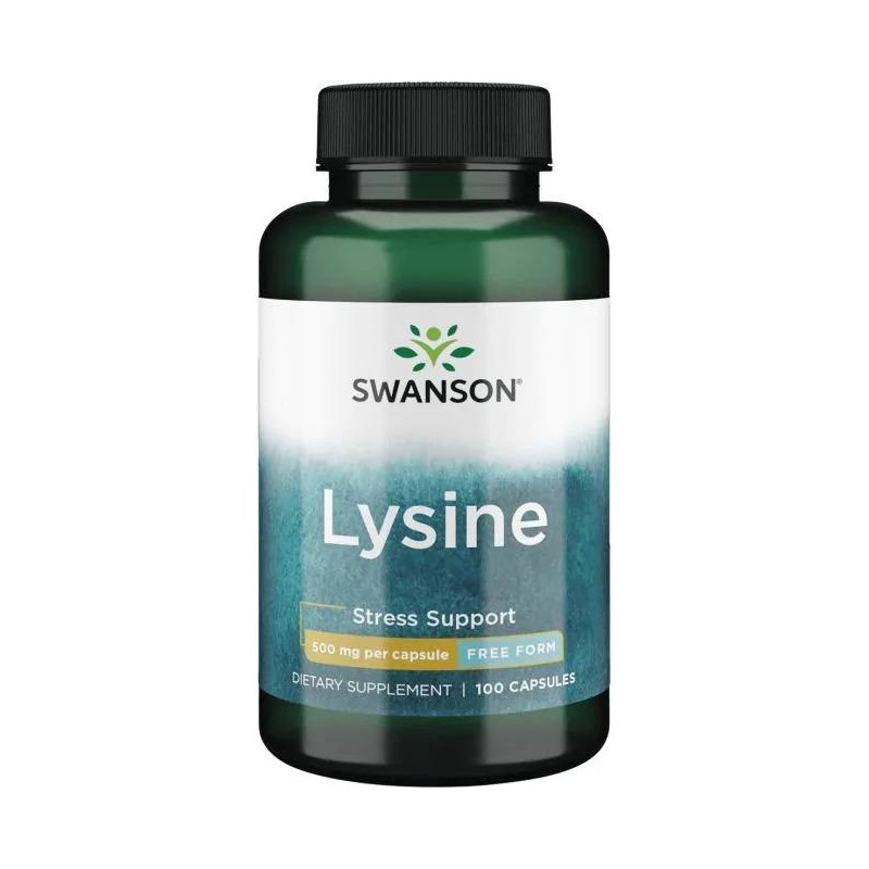Swanson L-Lysine (L-Lizyna) 500 mg - 100 kapsułek