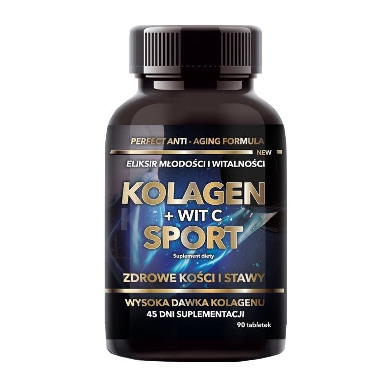 Intenson Kolagen + witamina C Sport - 90 tabletek