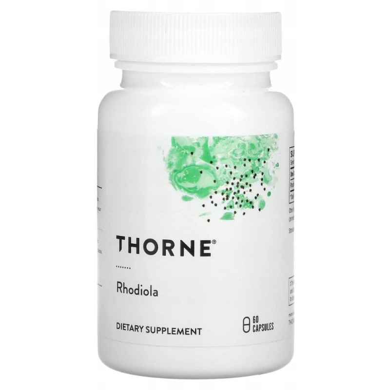 Thorne Research Rhodiola 100 mg - 60 kapsułek