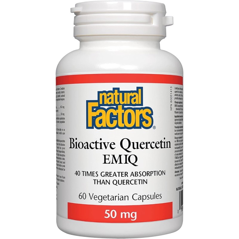 Natural Factors Bioactive Quercetin EMIQ - 60 kapsułek