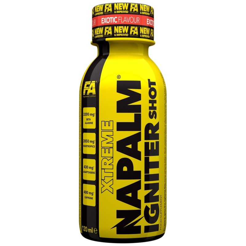 Fitness Authority Napalm Igniter Shot przedtreningowy egzotyczny - 120 ml