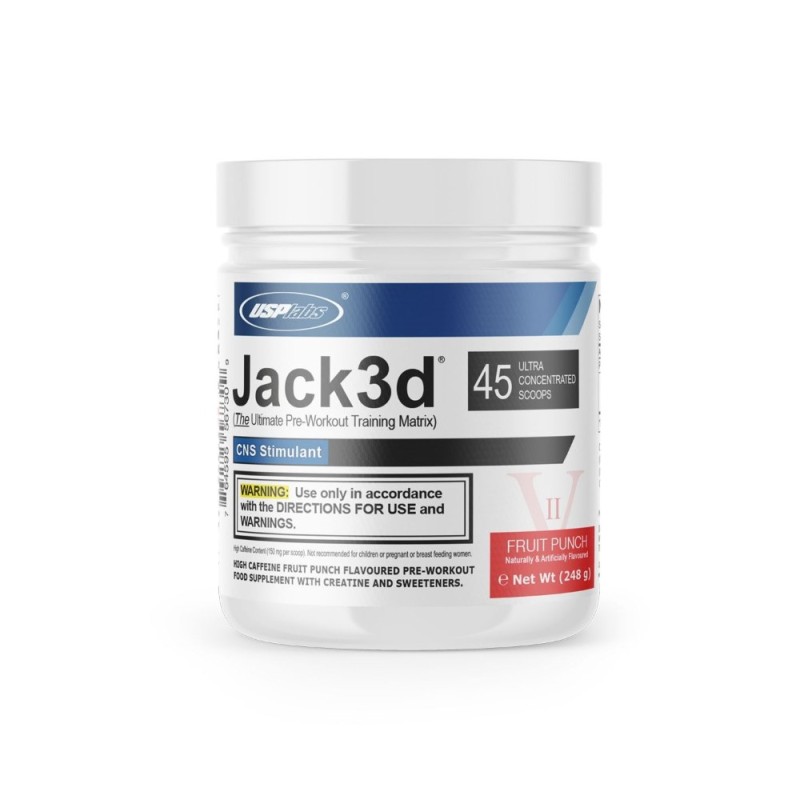 USP Labs Jack3d Advanced Przedtreningówka poncz owocowy - 248 g